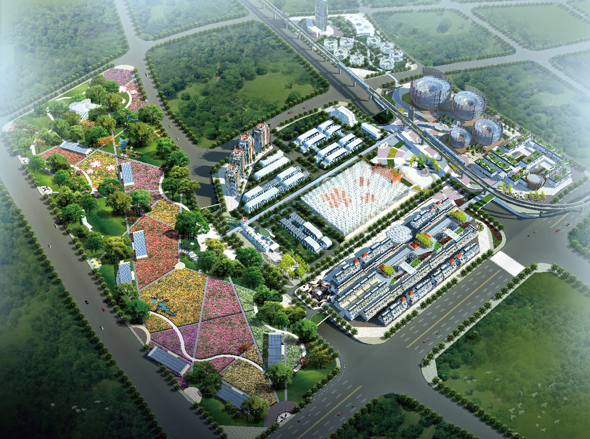 云南昆明斗南花卉产业园景观规划设计